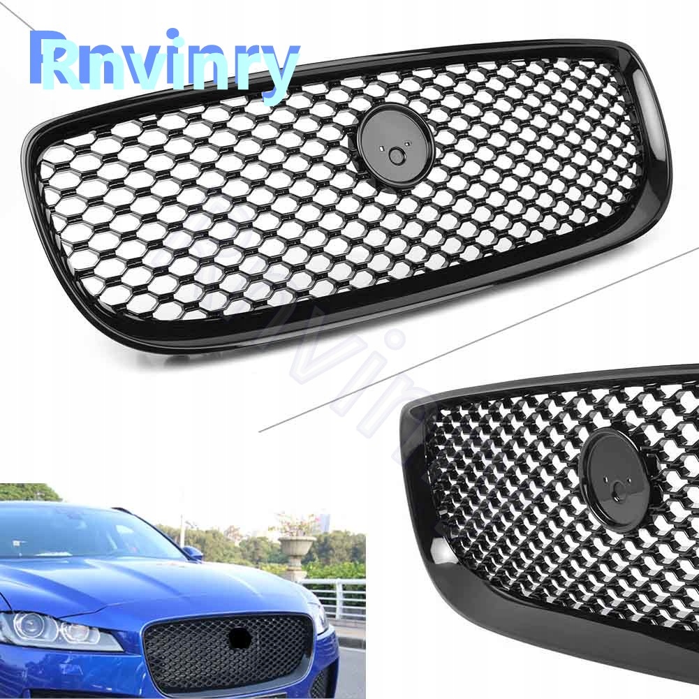 фото №7, Rnvinry plaster соты решётка радиатора do jaguar xe 15-18 верхний сетка радиатора