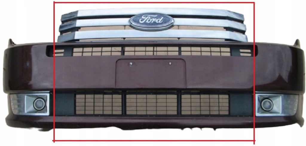 фото №9, Ford flex 08- решётка радиатора решётка радиатора передняя решётка средняя бампера абсорбер