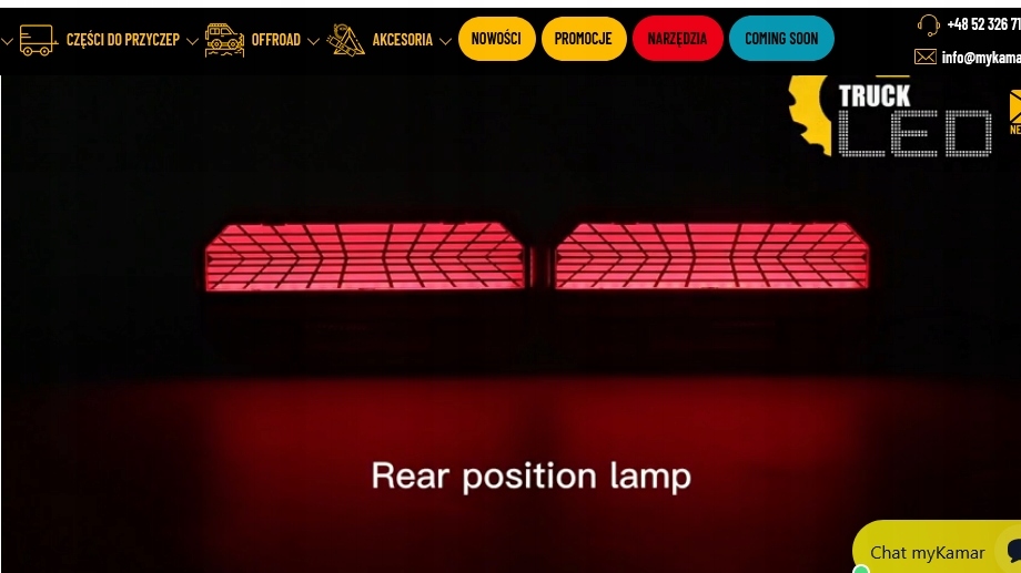 фото №14, Лампа задня комбінована led neon 12/24v причіп напівпричіп tir тягач комплект