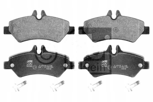 фото №1, Тормозные колодки тормозной. vw crafter 06- задняя