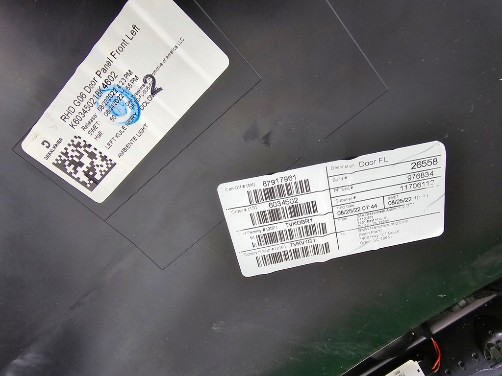 фото №6, Оббивка оббивка двері bmw x6 g06 rl