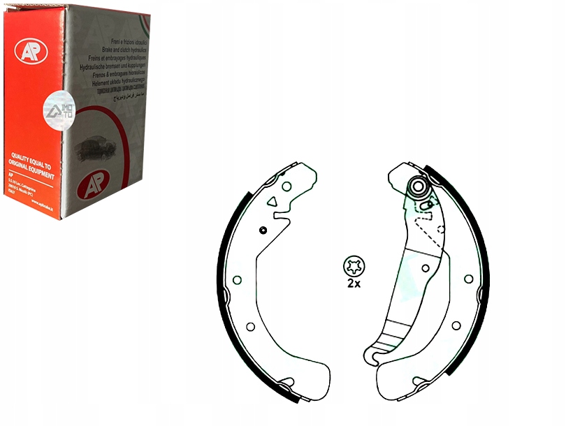 Купити Ap гальмівні колодки гальмівні ap 1605358 1605062 1605262 93