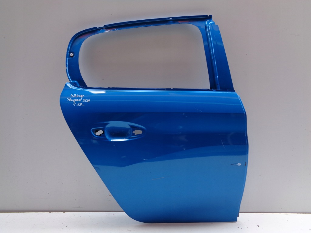 фото №1, Дверь правое задние peugeot 208 ii 19- nr 48328
