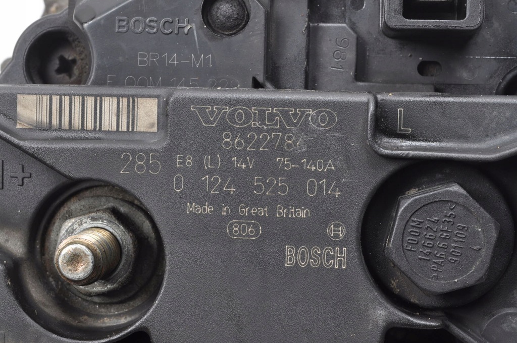 фото №6, Volvo s60 v70 s80 i 2.4 20v 140km генератор 8622786