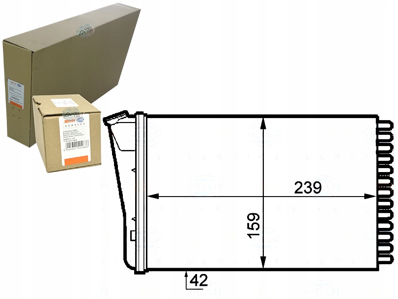 фото №1, Отопитель behr hella 1618248 1618026 90487635 90