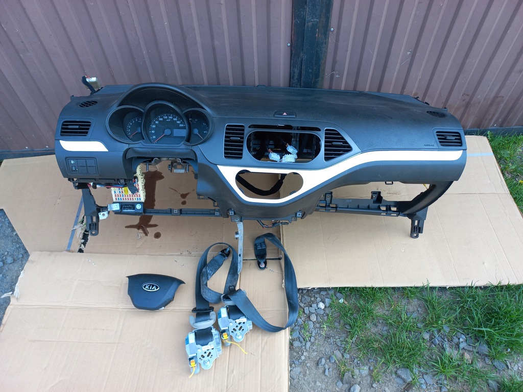 фото №1, Kia picanto ii консоль подушки безопасности натяжители