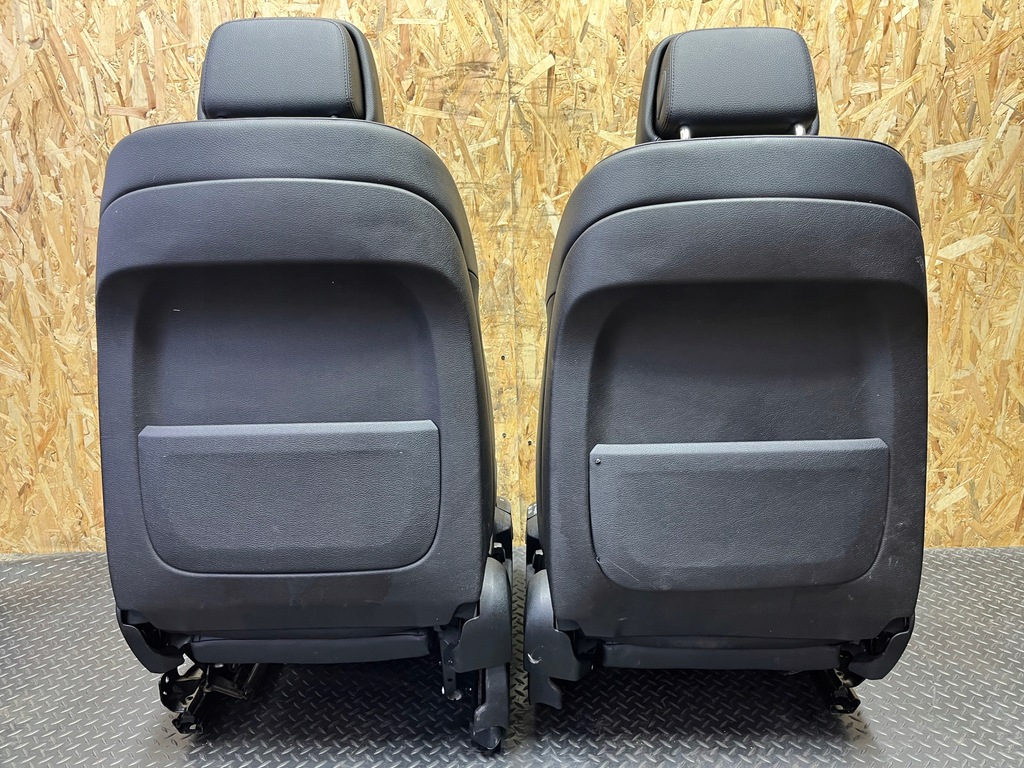 фото №14, Bmw f10 комплект сиденья подогрев uk заднее сиденье обшивки кожа czarna mpakiet