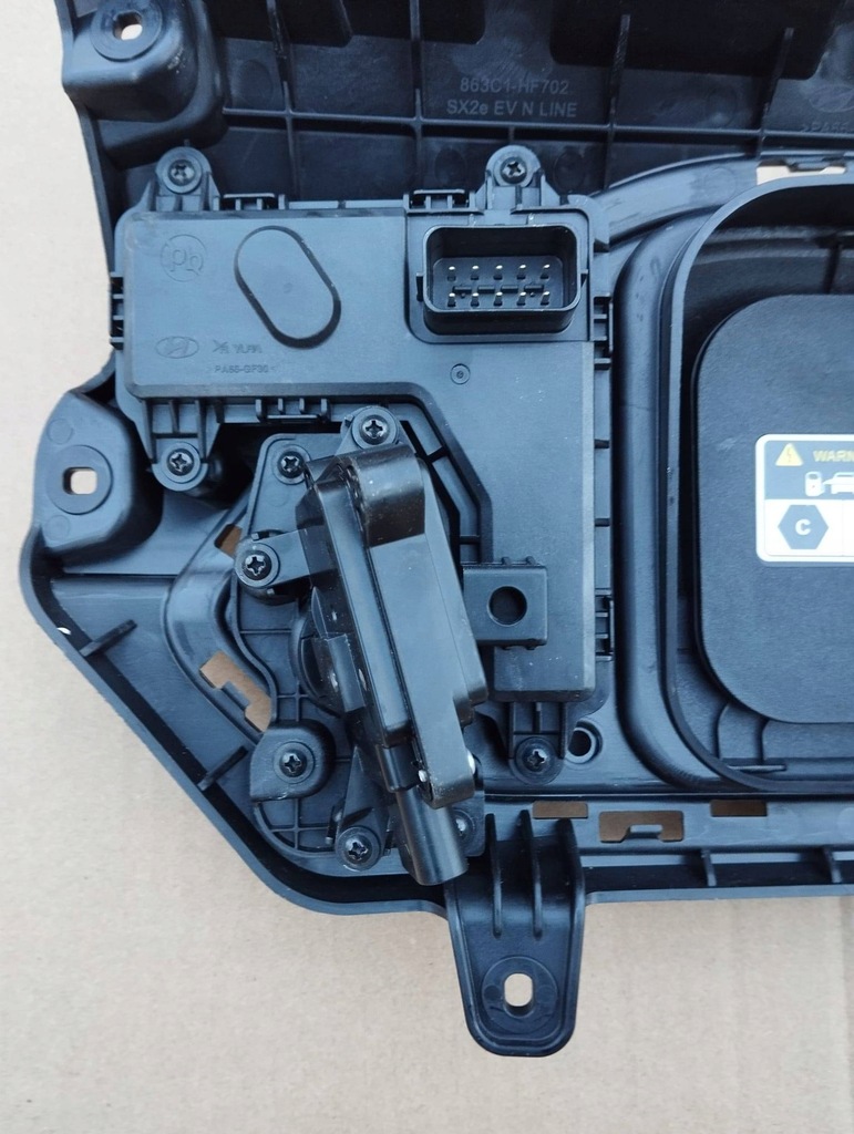 фото №10, Кришка роз'єм заряджання hyundai kona electric ii ev 23- оригінальний номер 863cc-hf710 now