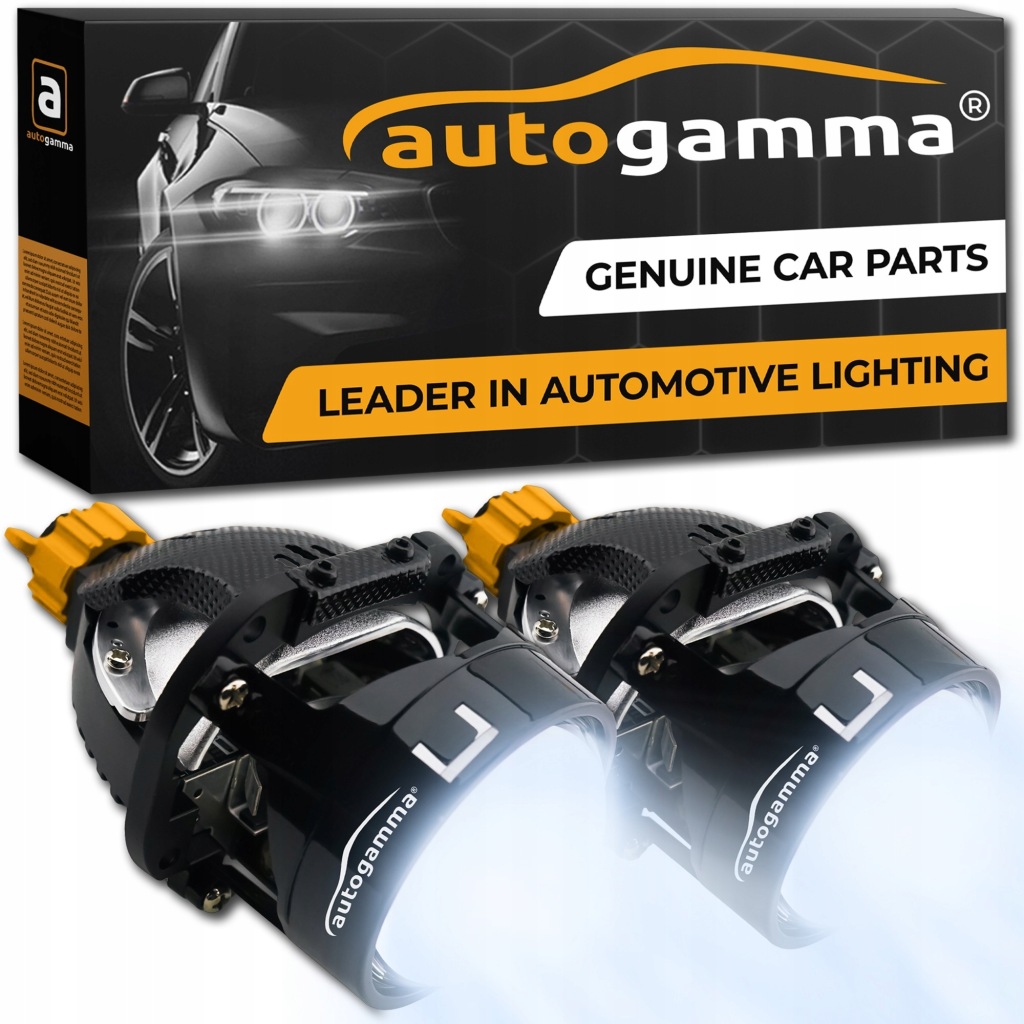 Купить Линзы проектор света би-светодиодный luna 2.5" комплект 6000k