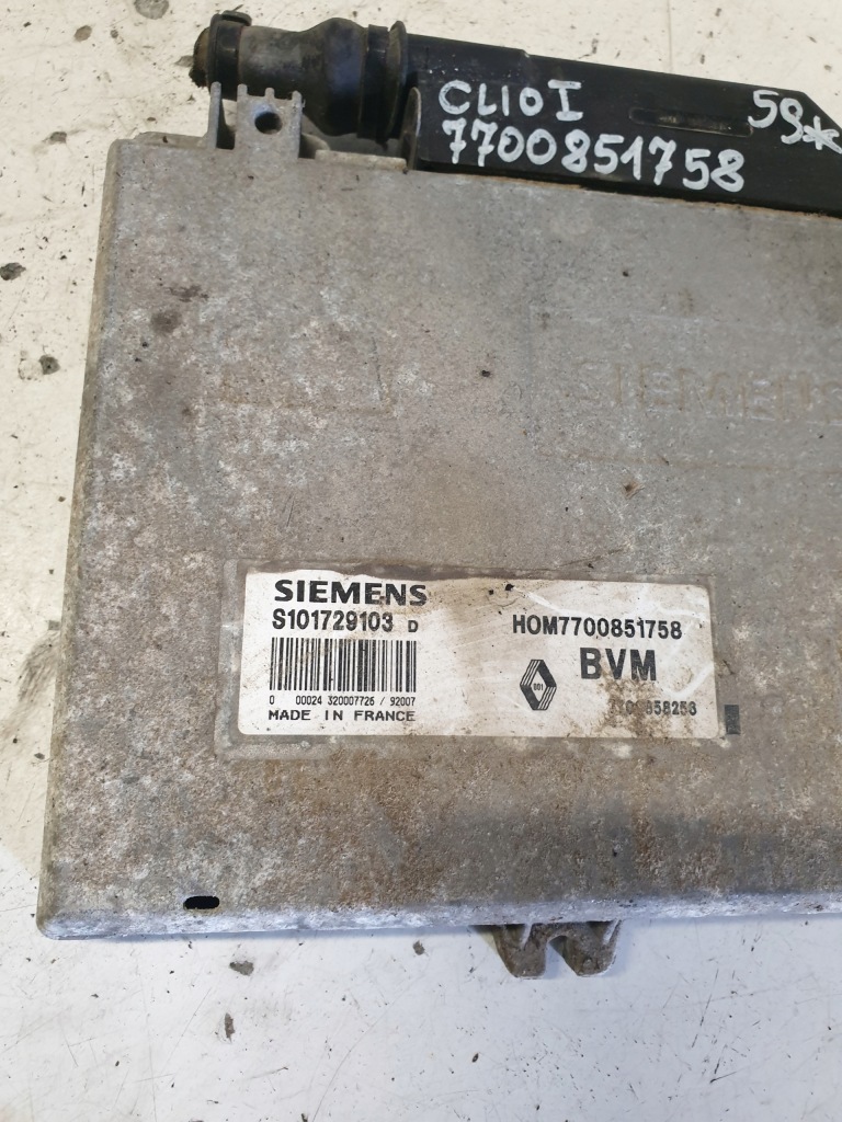 фото №3, Блок керування двигуна renault clio i 77008517558
