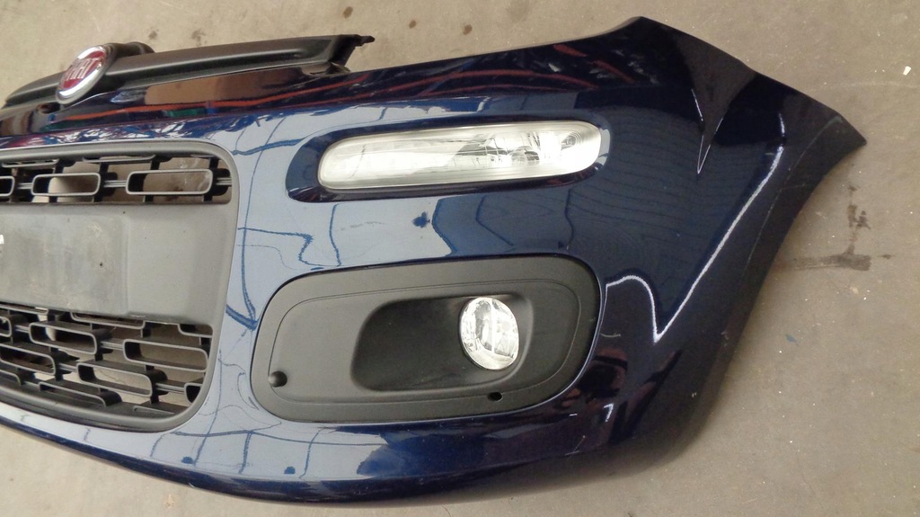 фото №7, Бампер fiat panda 3 iii 2012- передній перед granatowy 567a kompletny