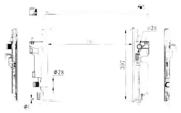 Купить Радиатор воды 59274 nrf renault smart forfour