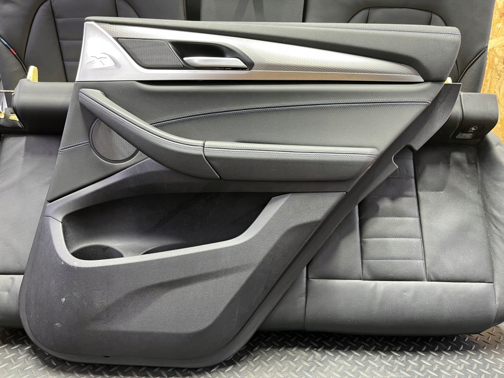 фото №7, Сидіння заднє сидіння обшивки bmw x4 g02 m40i czarna шкіра підігрів електричний europa