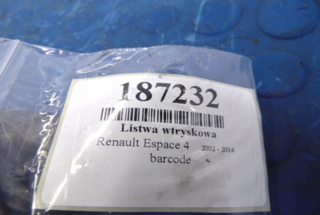 фото №7, Renault espace iv 2.2dci молдинг впрыскная 0445214042