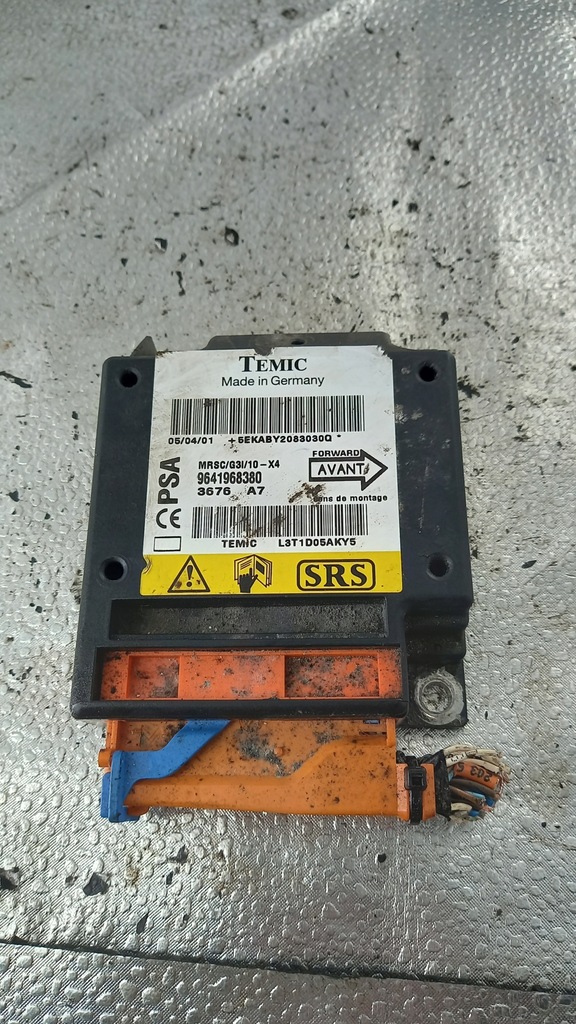 фото №1, Датчик подушка безпеки citroen c5 kombi 01r 9641968380