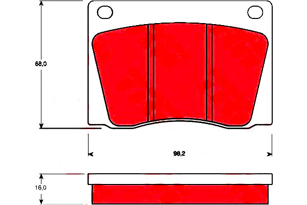 фото №9, Тормозные колодки тормозные trw gdb531