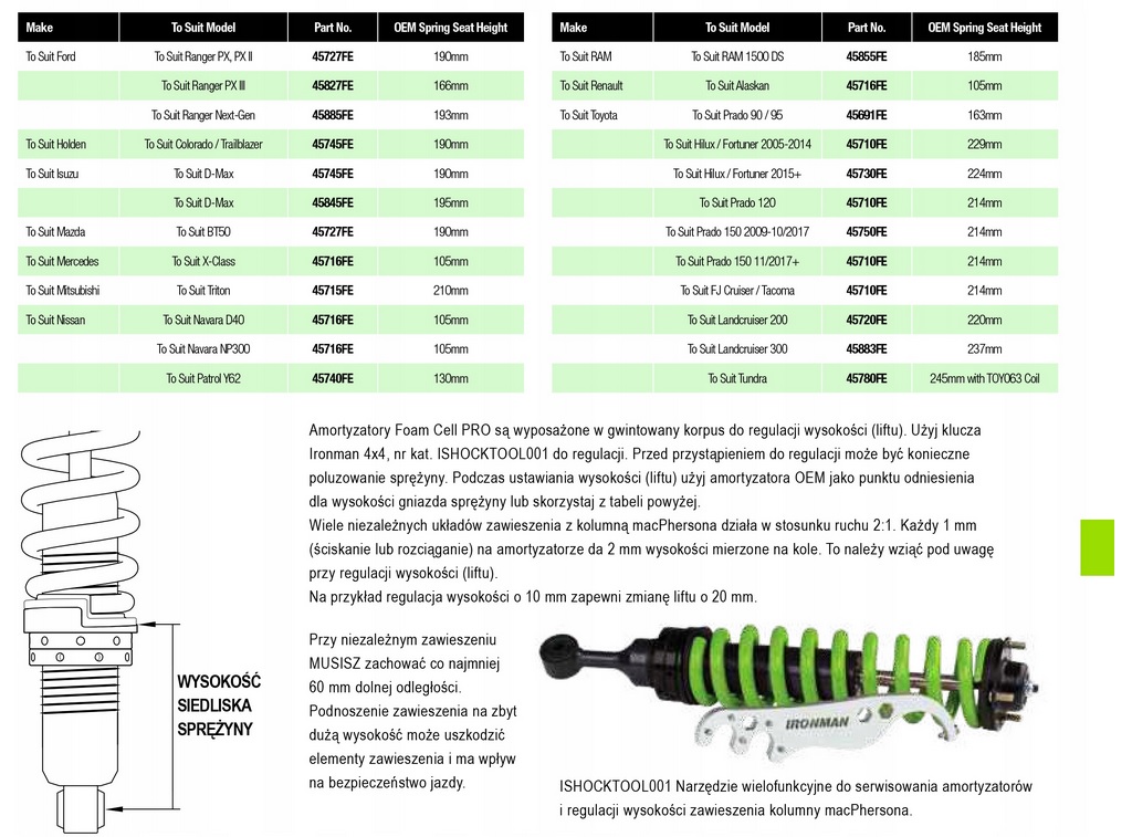 фото №10, Подвеска lift 2 cale toyota hilux revo 2020+ 110kg/dmc усиленные