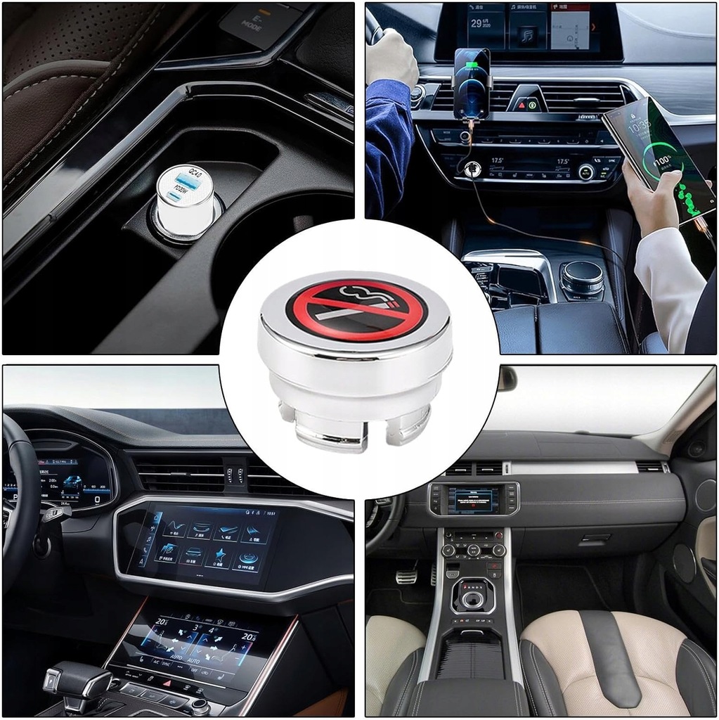 фото №6, Крышка разъёмы прикуривателя автомобильный, универсальные za?lepki do