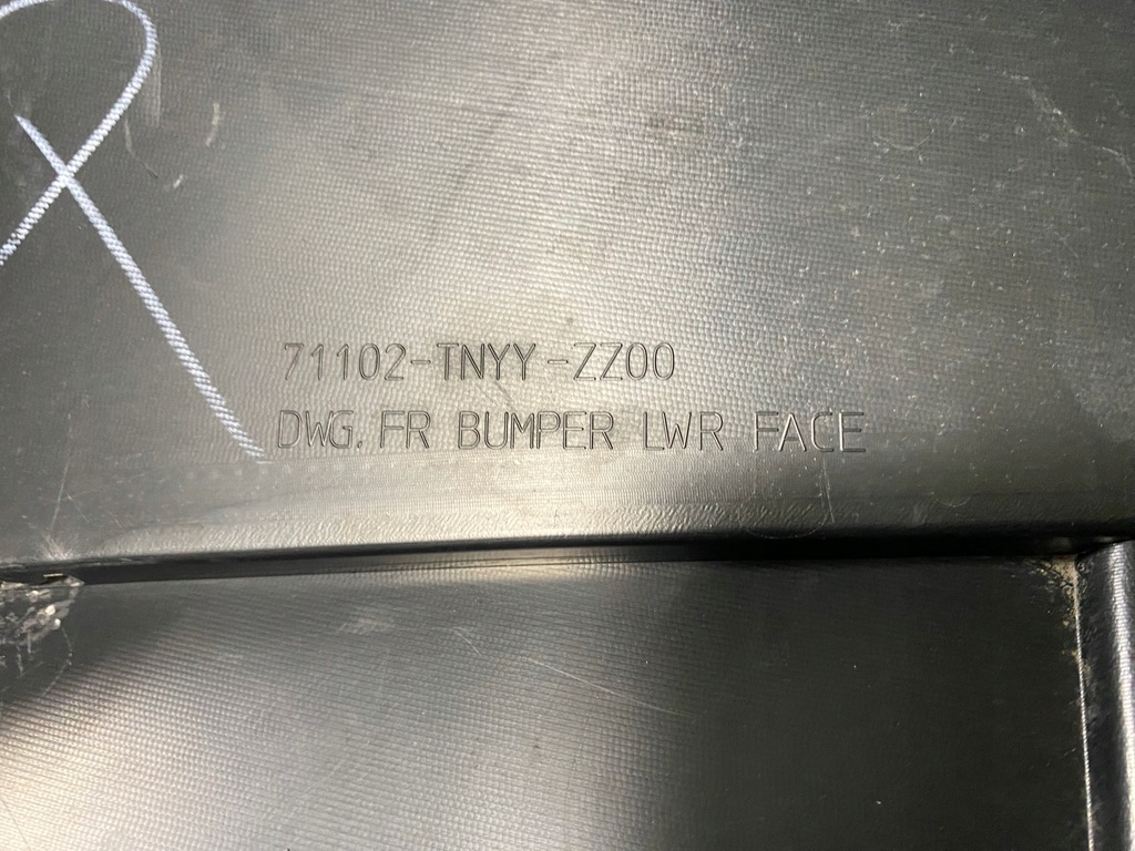 фото №13, Накладка-спойлер спойлер нижній бампера перед honda crv cr-v 5 v 18-