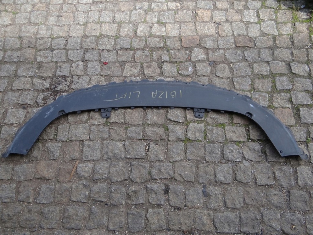 фото №13, Ibiza iv lift 6j 6p защита плита накладка-спойлер накладка бампера перед 6p0805903