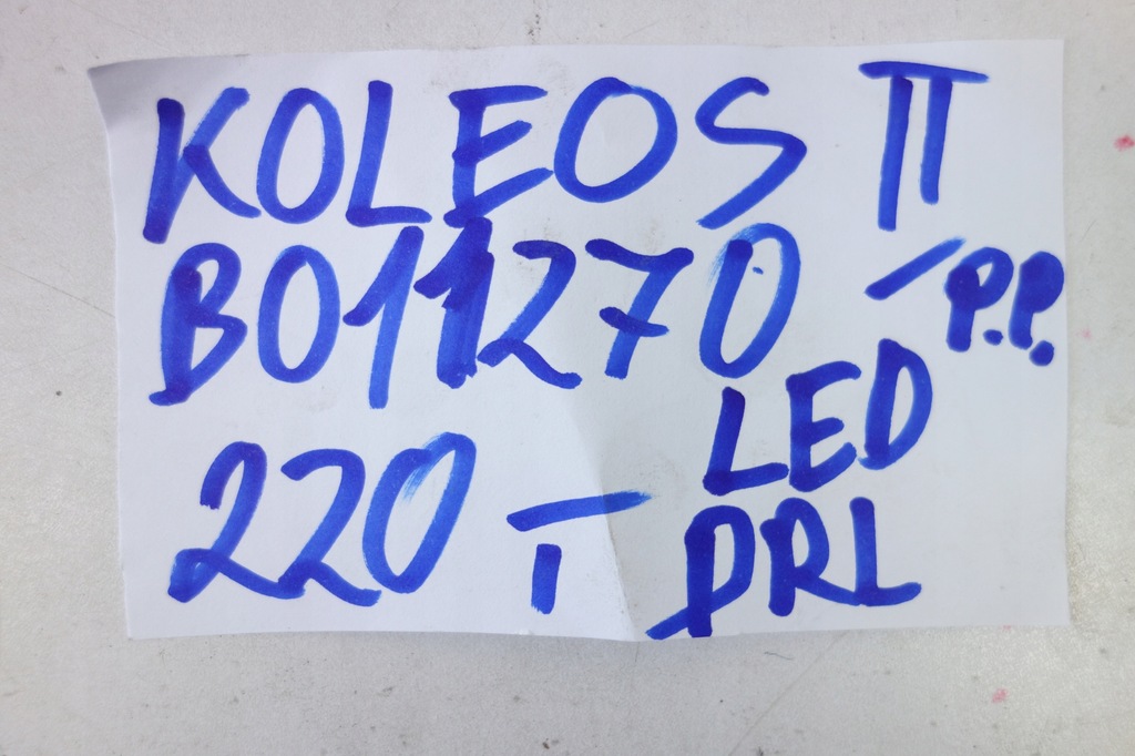 фото №3, Модуль led drl правий renault koleos ii b011270