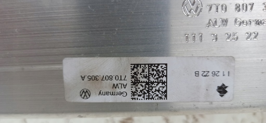 фото №8, Vw t7 multivan 2021- балка бампера задняя 7t0807305a