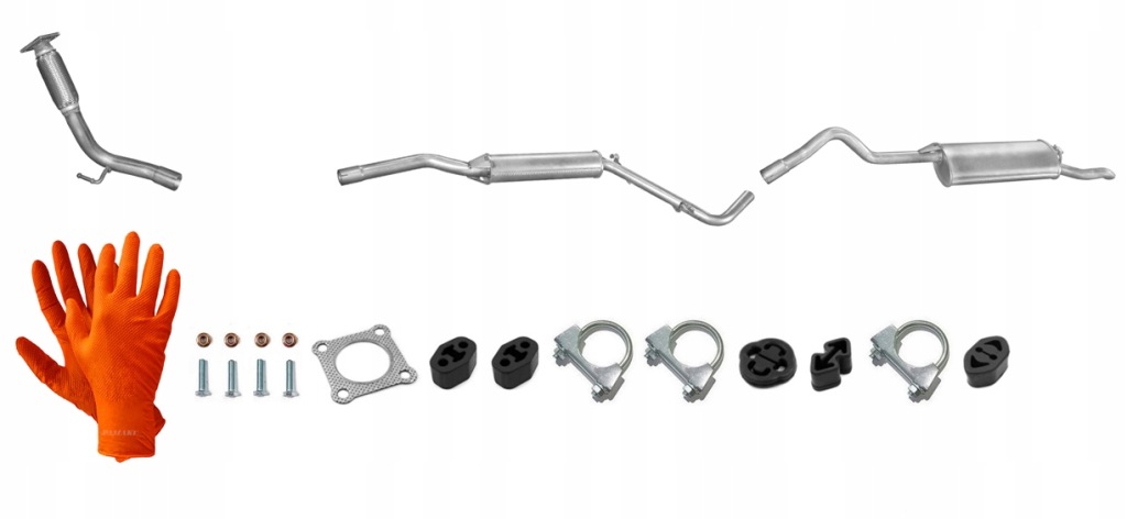 фото №10, Skoda felicia 1.9 дизель 1994-2001 система выпускной