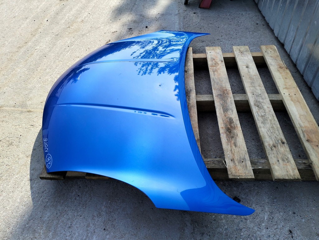 фото №9, Капот оригинал лак nissan note e11 цвет bv4 g 2005-2008