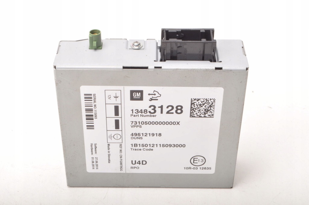 фото №1, Opel zafira c mokka astra j усилитель модуль радио 13483128