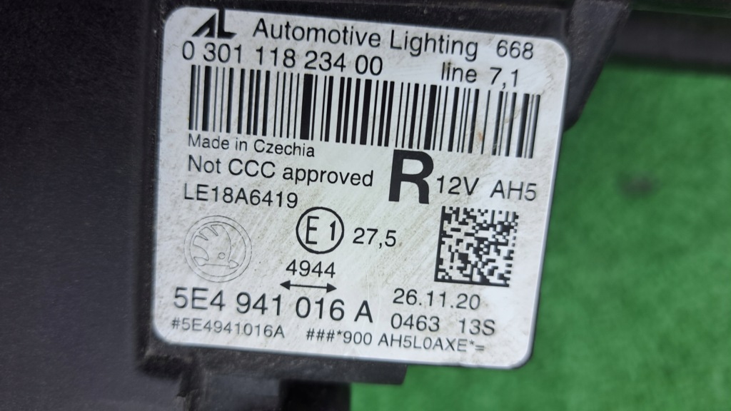 фото №6, Skoda octavia 4 iv 5e4 full led лампа передняя kpl