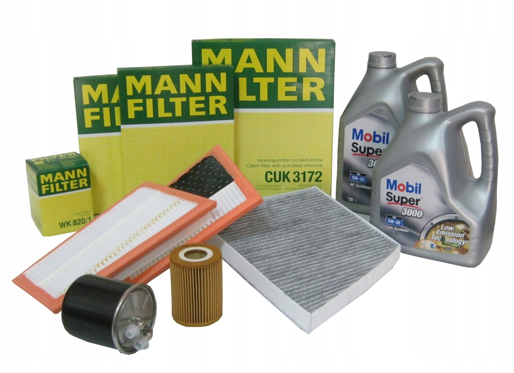 фото №1, Mercedes cls c219 04- 3.0 cdi дизель фильтры набор