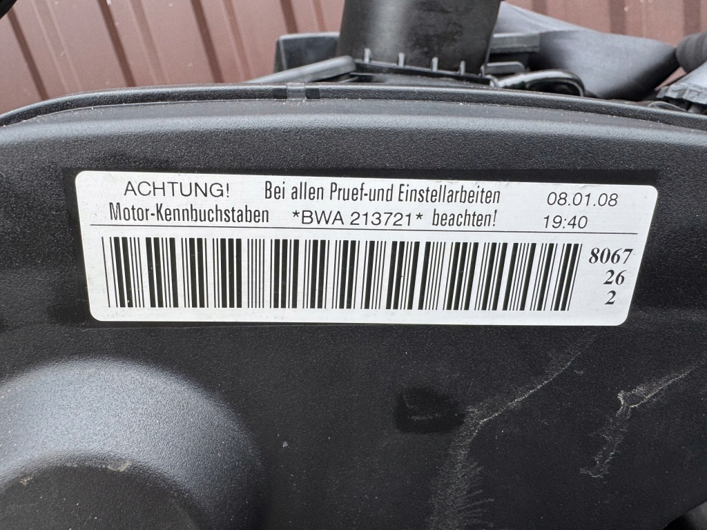 Audi a3, tt, seat leon vw golf passat двигатель 2.0 tfsi bwa комплектный с Разборки