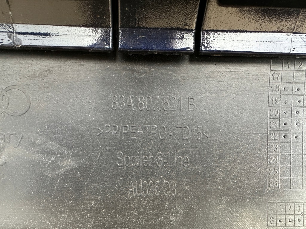 Купить Audi q3 ii 83a 83f s-line бампер задний спойлер диффузор задний