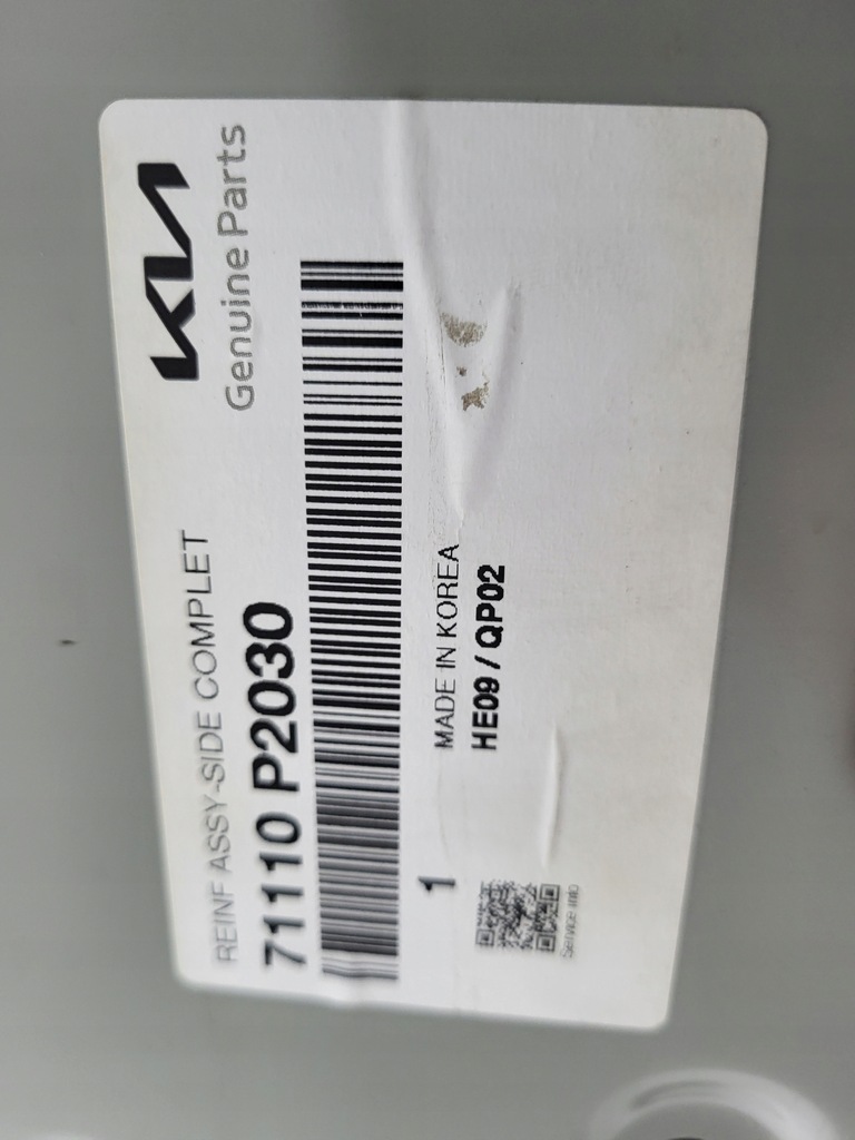 фото №7, Поріг блок двигуна середній лівий kia sorento v 24+ 71110-p2030 новий