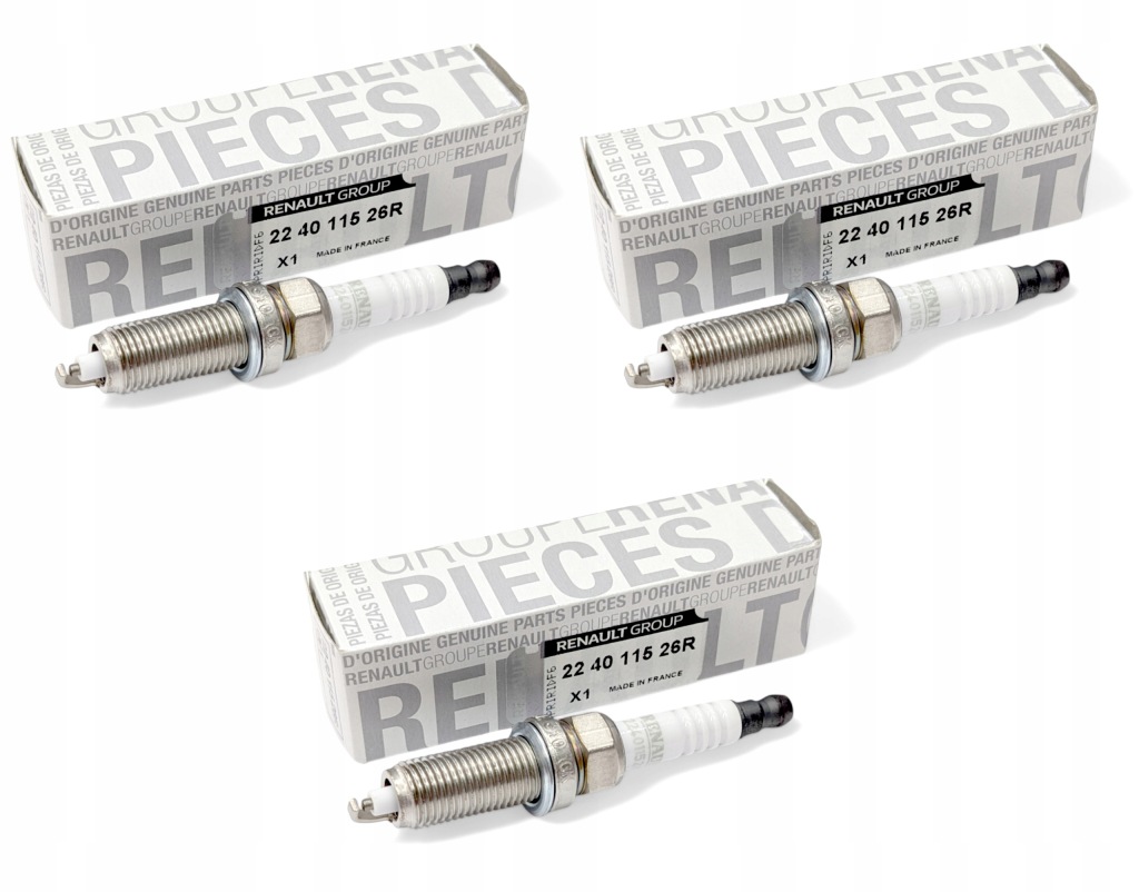 Купить 3x новая  оригинальные свечи зажигания зажигания renault clio twingo logan sandero sce