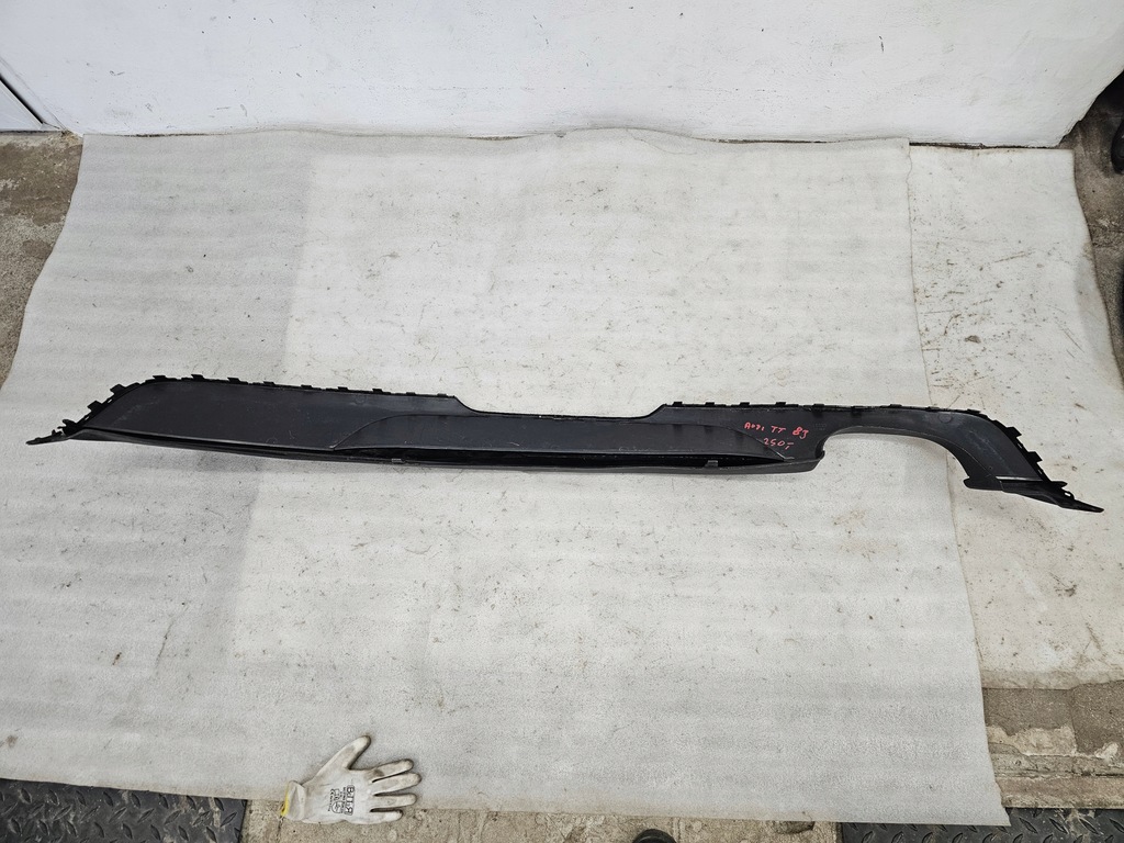 фото №11, Audi tt ii 8j накладка спойлер бампера заднего задняя s-line 8j0807421ac