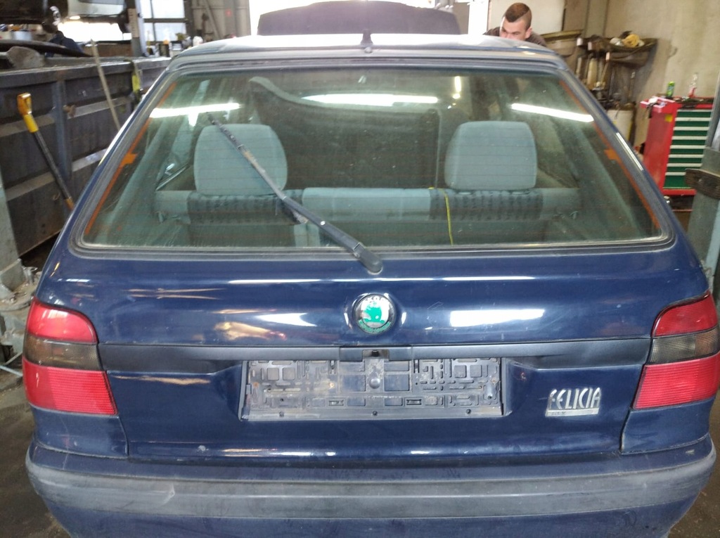 фото №14, Skoda felicia felicja lift 98- капот крышка двигателя 4710 k4 / f5c