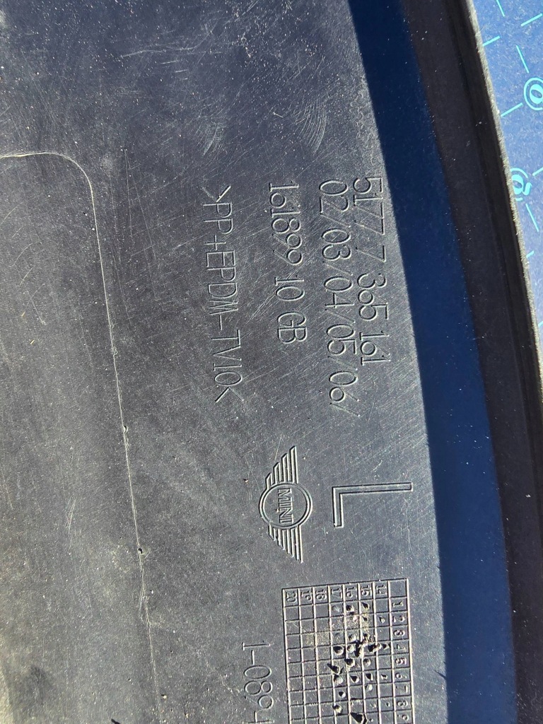 Накладка підкрилок, задня ліва jcw mini f56 f57 7365161 Ціна