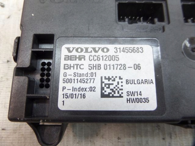фото №5, Volvo xc90 модуль блок управления кондиционера 31455683