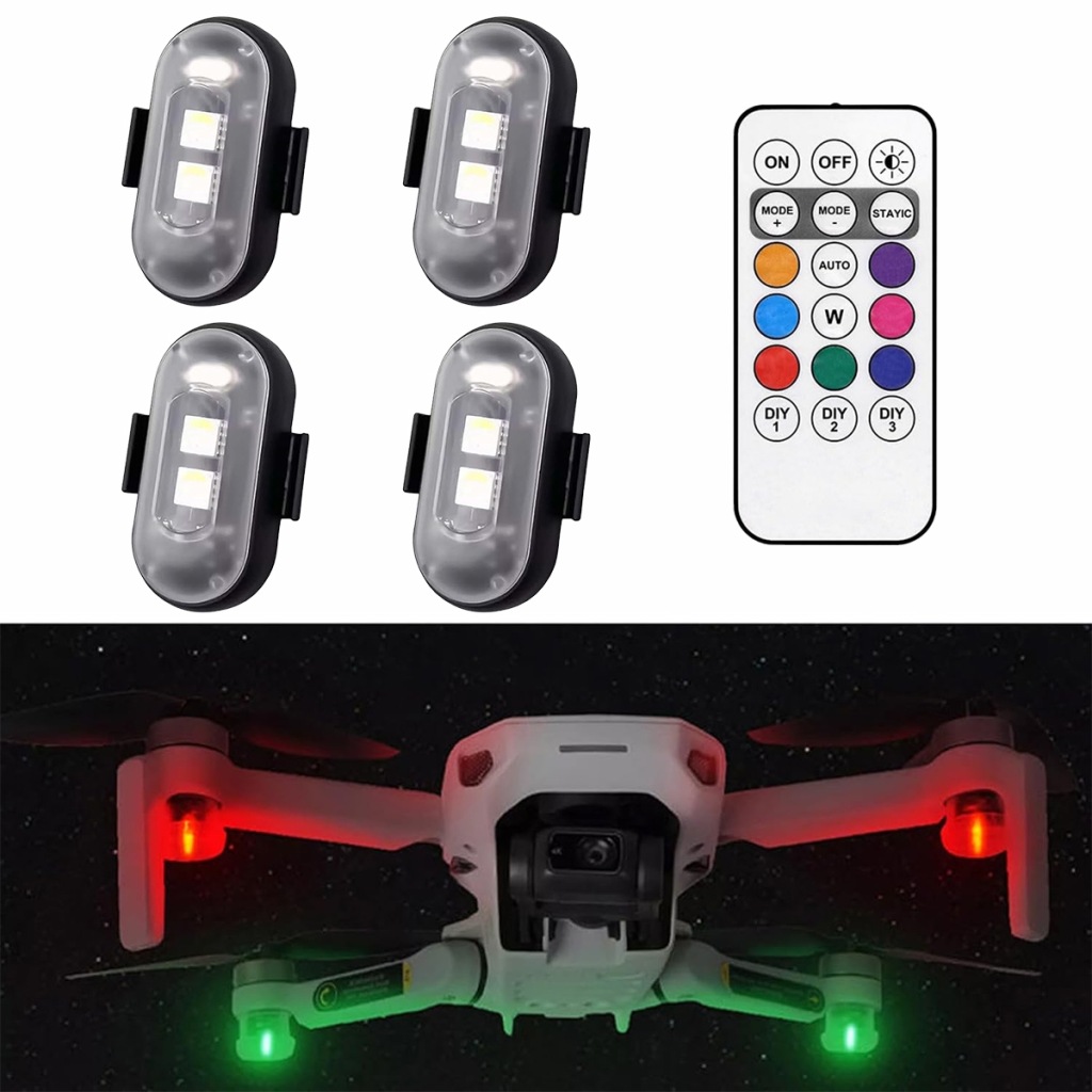 Бездротова лампа stroboskopowa led міцний 8 кольорів usb 4 штуки з pilot Доставка