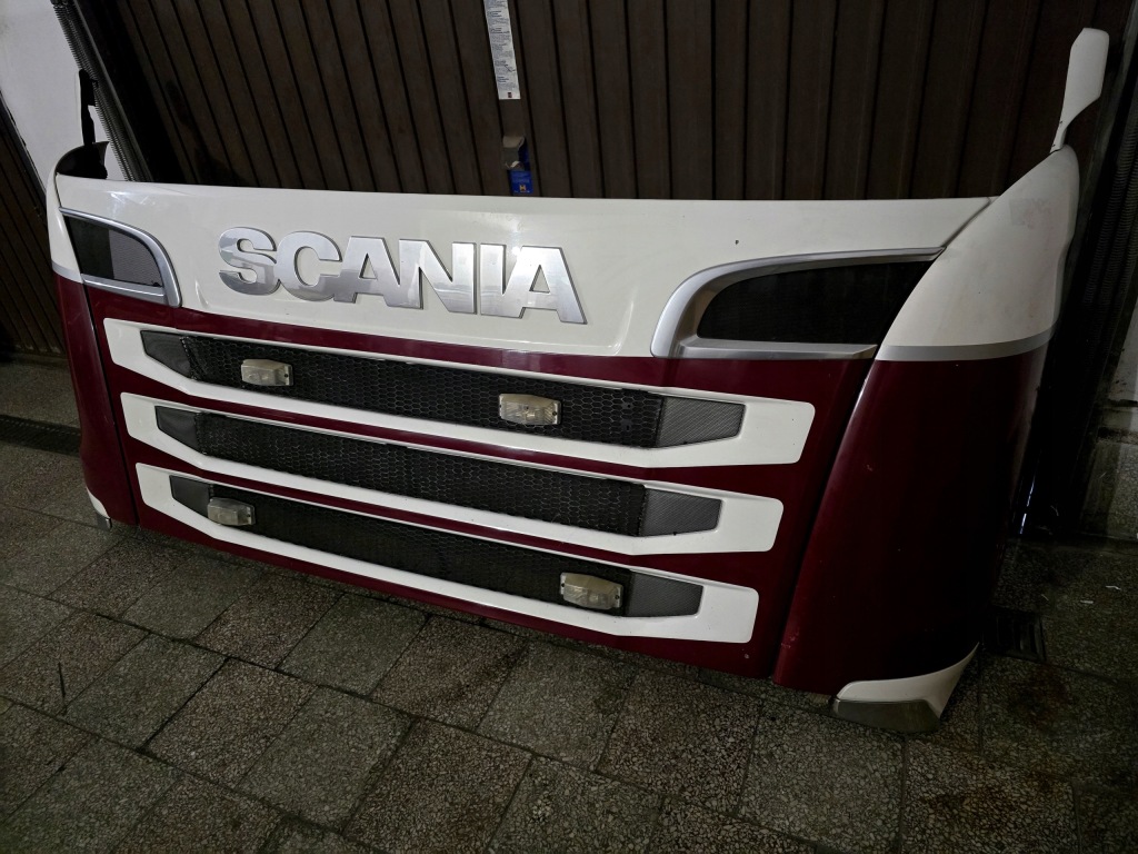 фото №3, Капот решітка радіатора перед scania r streamline v8