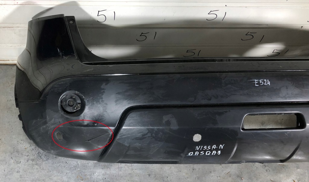 фото №10, Nissan qashqai 1 j10 2007- бампер задня задній оригінал