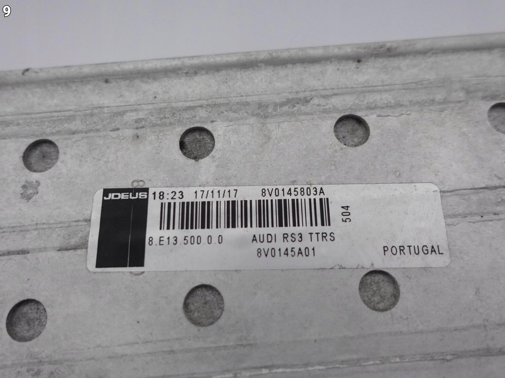 фото №10, Audi rs3 8v0 ttrs 8s0 2.5l tfsi интеркулер