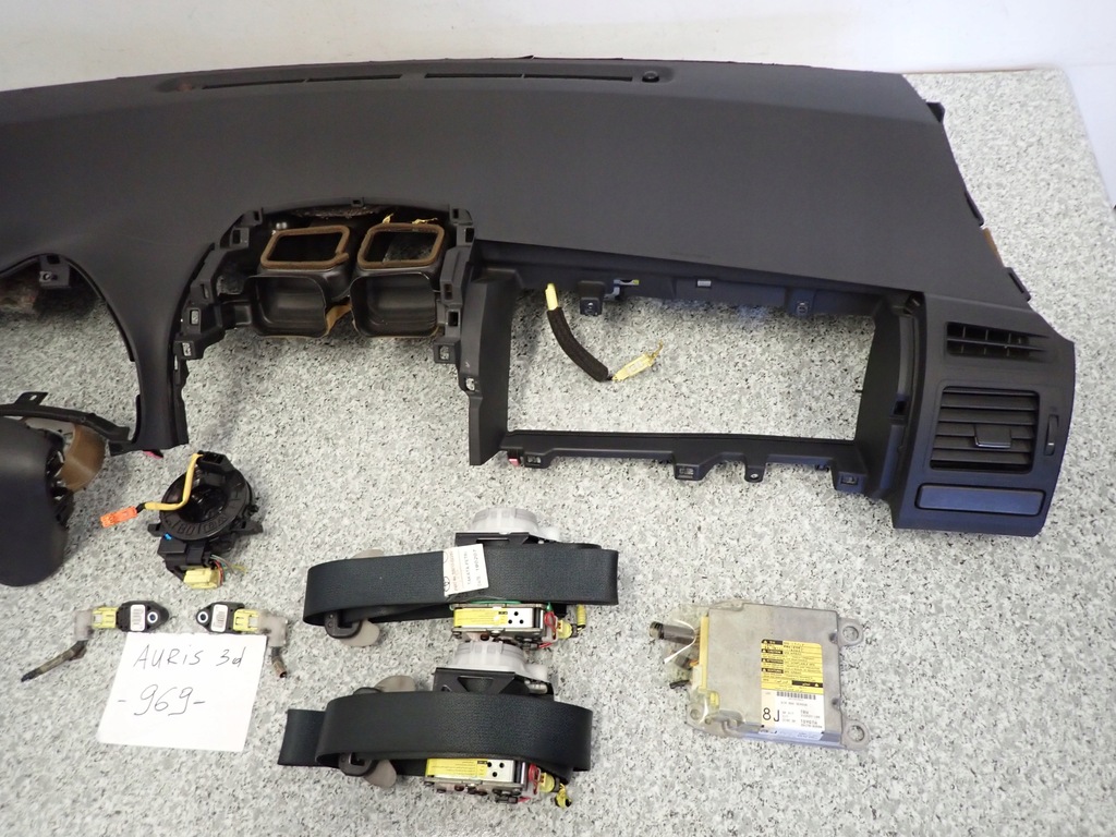 фото №5, Toyota auris i e15 3d 07- подушки безопасности воздушные набор europa srsy подушка безопасности