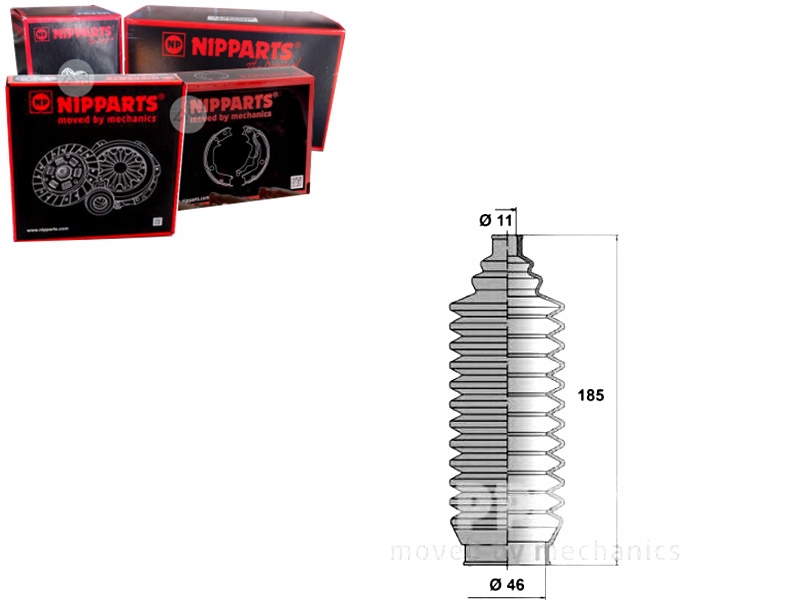 Купить Набор защита тяга рулевой nipparts mb3505