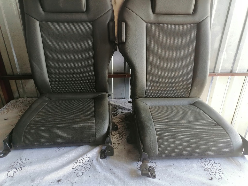 фото №9, Opel zafira b левый сиденье заднее сиденье задняя кожа