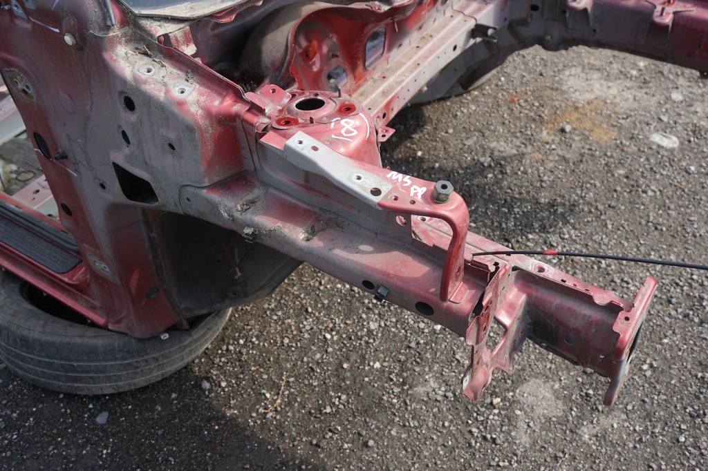 фото №1, Mazda 5 ii cw лонжерон правая подкрылок 42y bordowy 2011rok