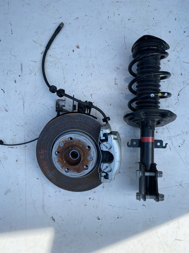 фото №7, Renault kangoo iii iv z.e. e-tech ліва поворотний кулак ступиця амортизатор важіль