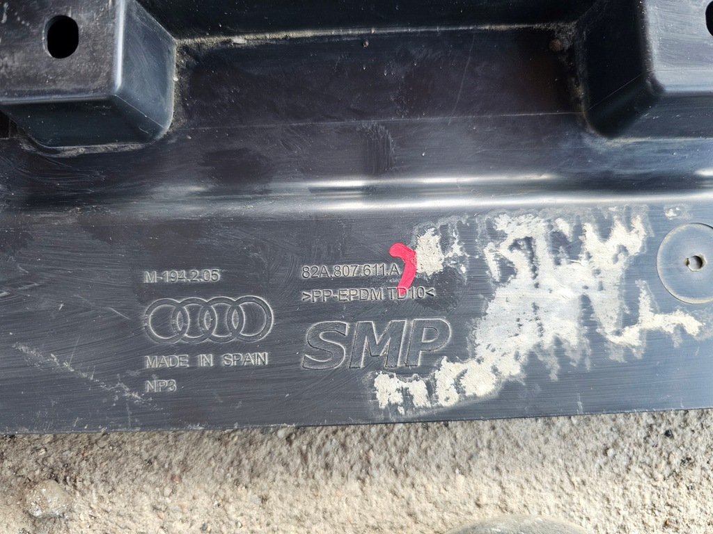 фото №10, Audi a1 ii 82a спойлер плита защита бампера перед s-line 82a807611a