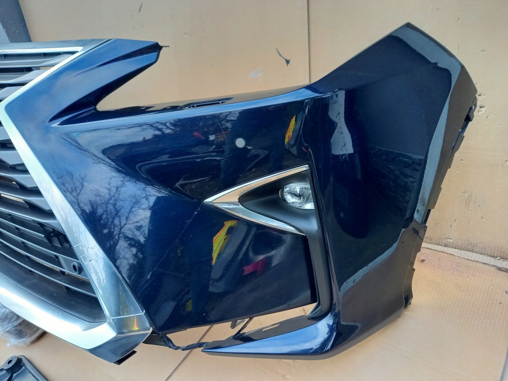 фото №3, Lexus rx iv 4 rx450h бампер передний решётка радиатора решётка противотуманная фара оригинал!